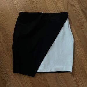 Color block professional career skirt